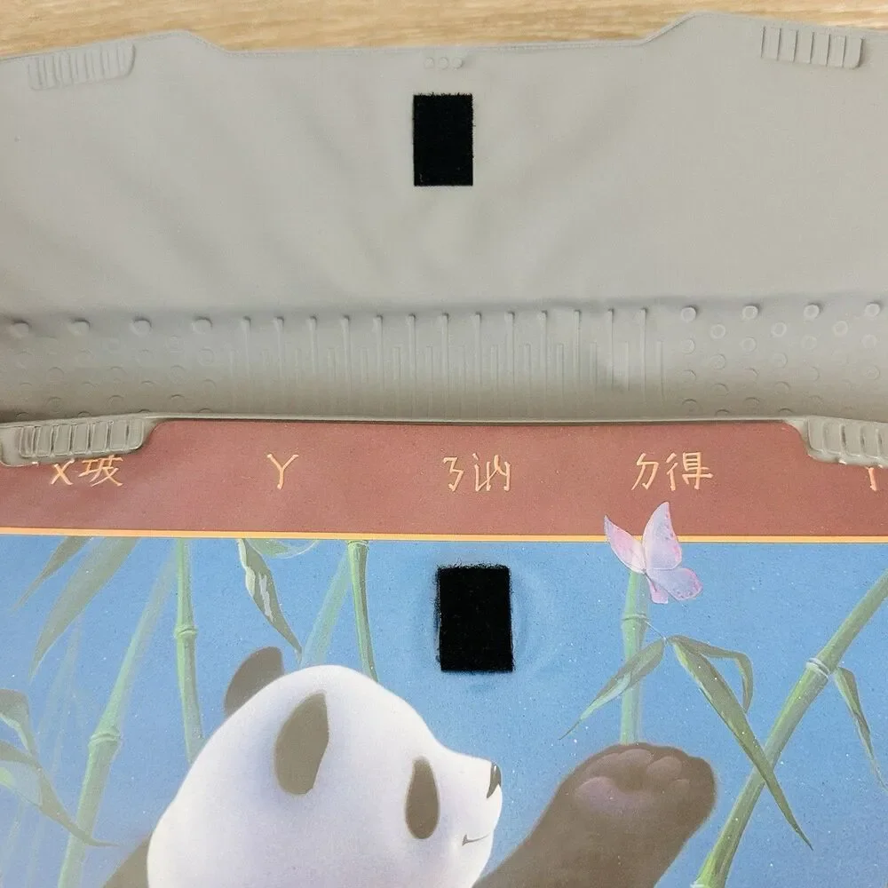 Vintage 90s Mead Trapper Keeper Binder Folders Panda Bear 1991 Complete
